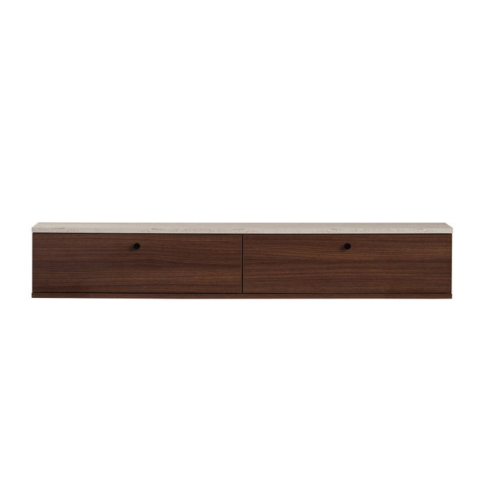 Nordure Ligne 160 - Travertino, Milano Walnut